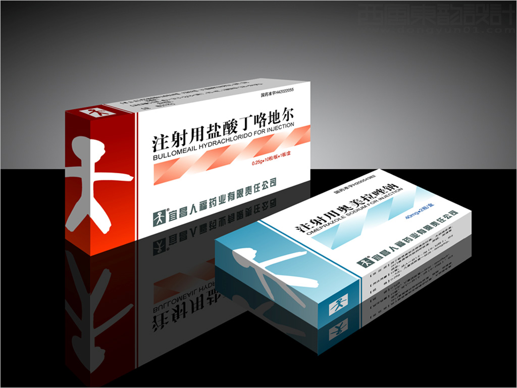人福醫(yī)藥集團股份公司系列凍干制劑藥品包裝設(shè)計圖片
