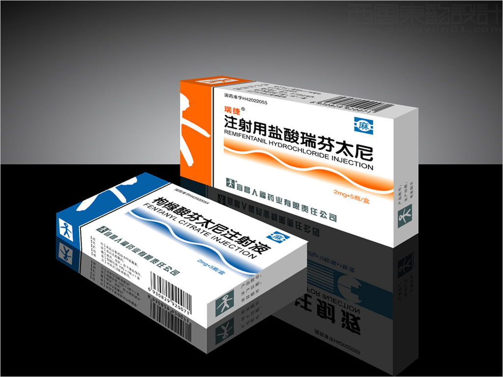 人福醫(yī)藥集團股份公司系列麻醉制劑藥品包裝設(shè)計