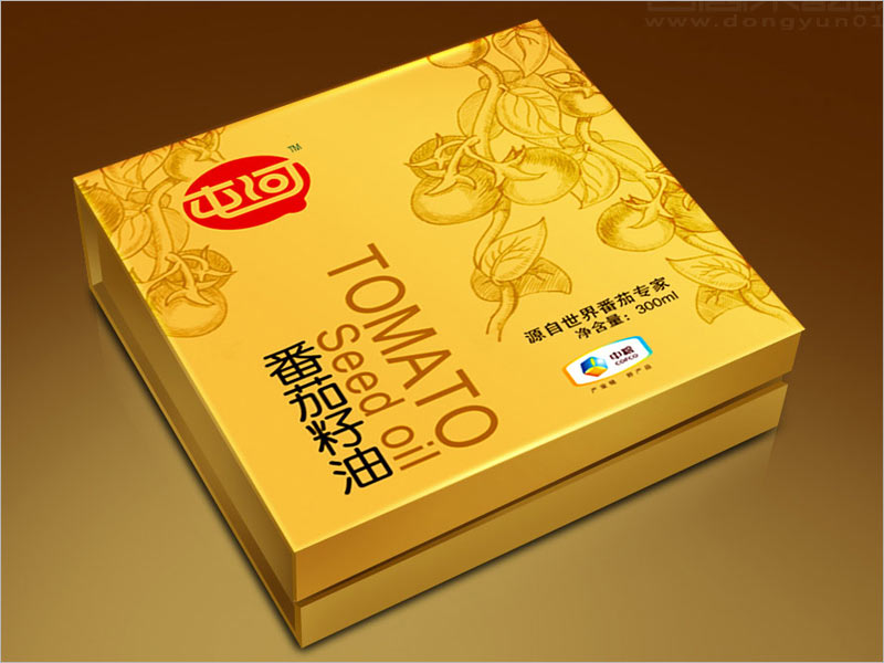 原創(chuàng)手繪插畫設計在食用油包裝設計中的運用示例
