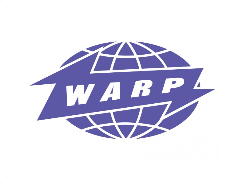 Warp Recordslogo設(shè)計(jì)，由The Designers Republic設(shè)計(jì)