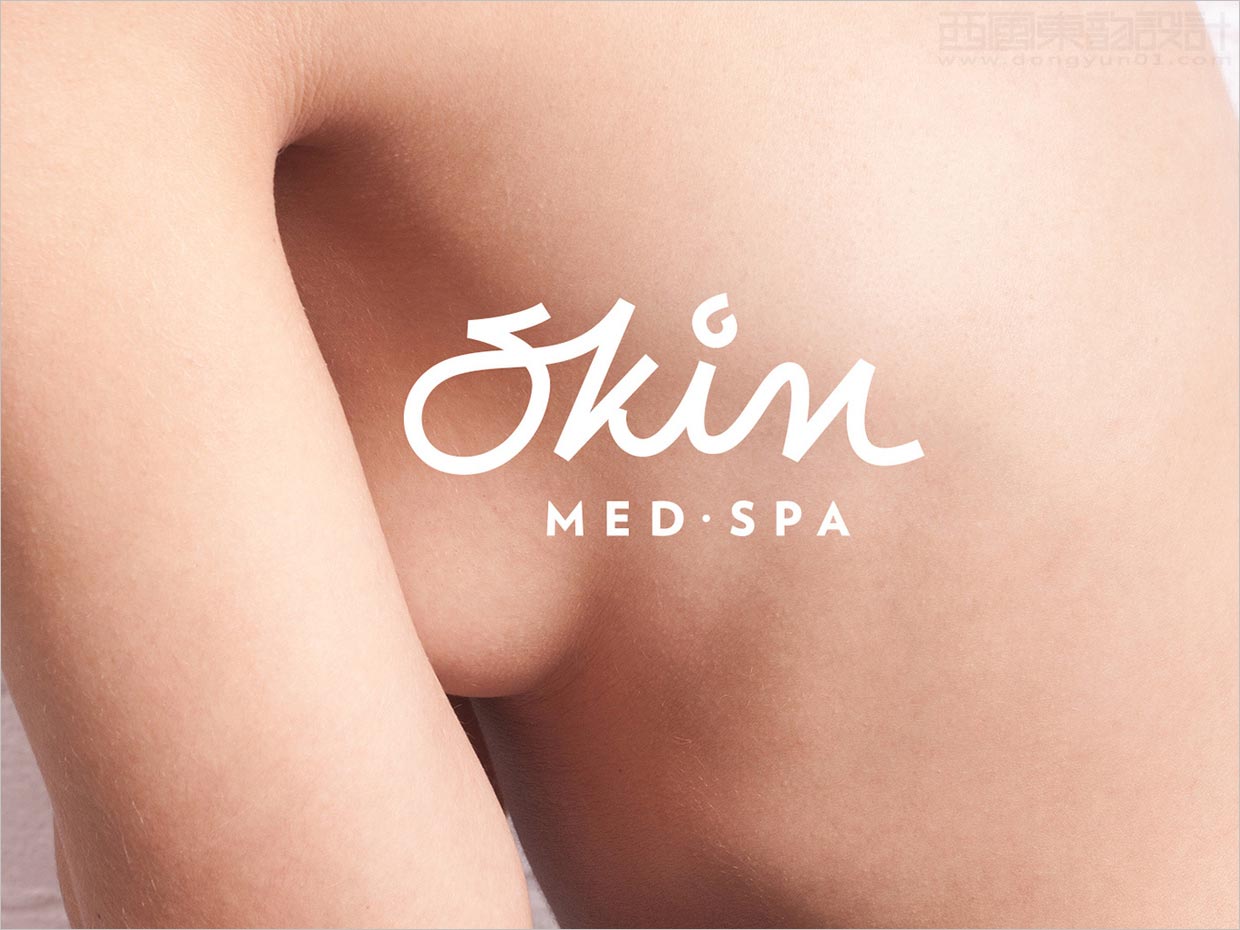 美國Skin Med Spa肌膚修復(fù)藥妝產(chǎn)品logo設(shè)計(jì)