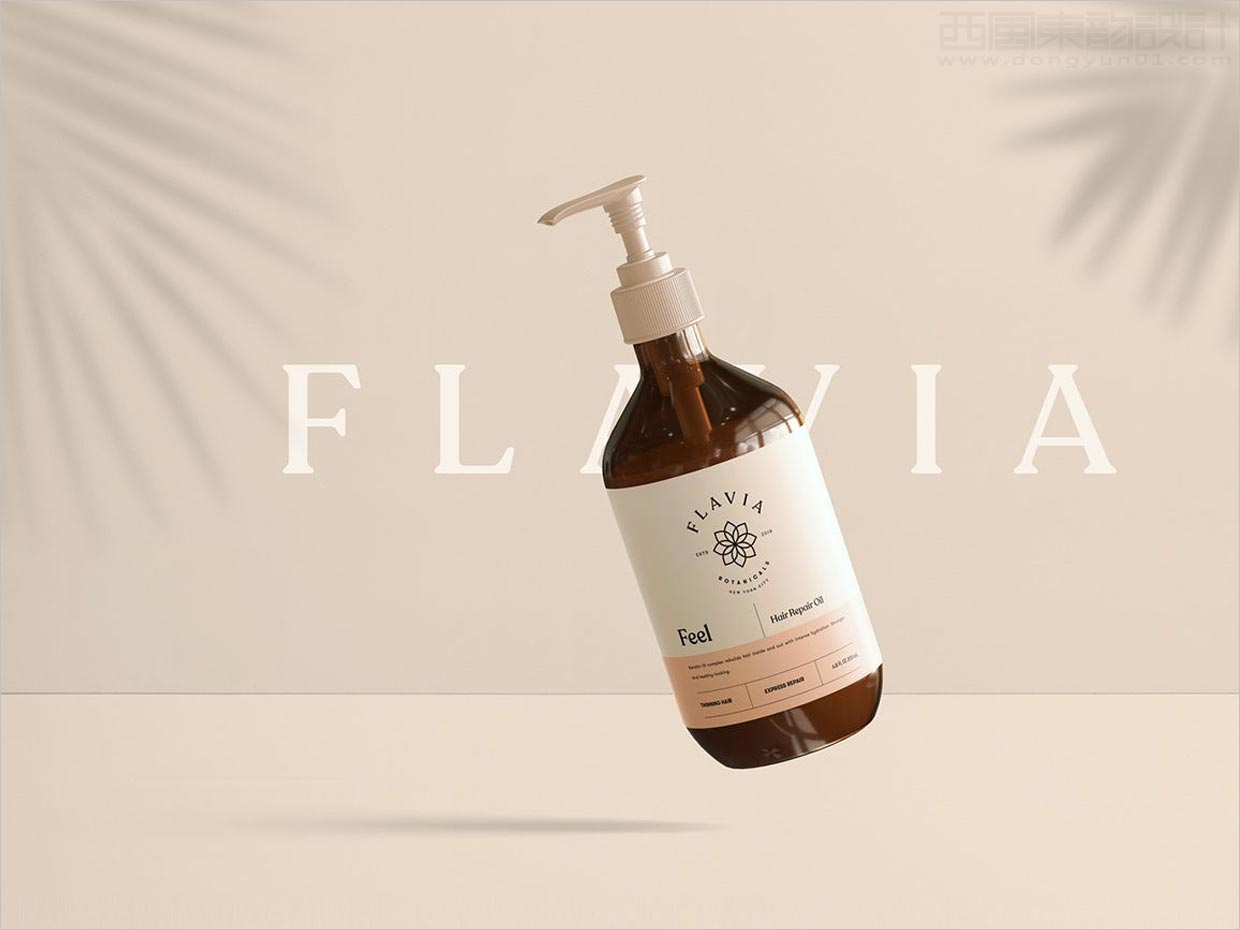 Flavia洗發(fā)水護發(fā)素產(chǎn)品包裝設計