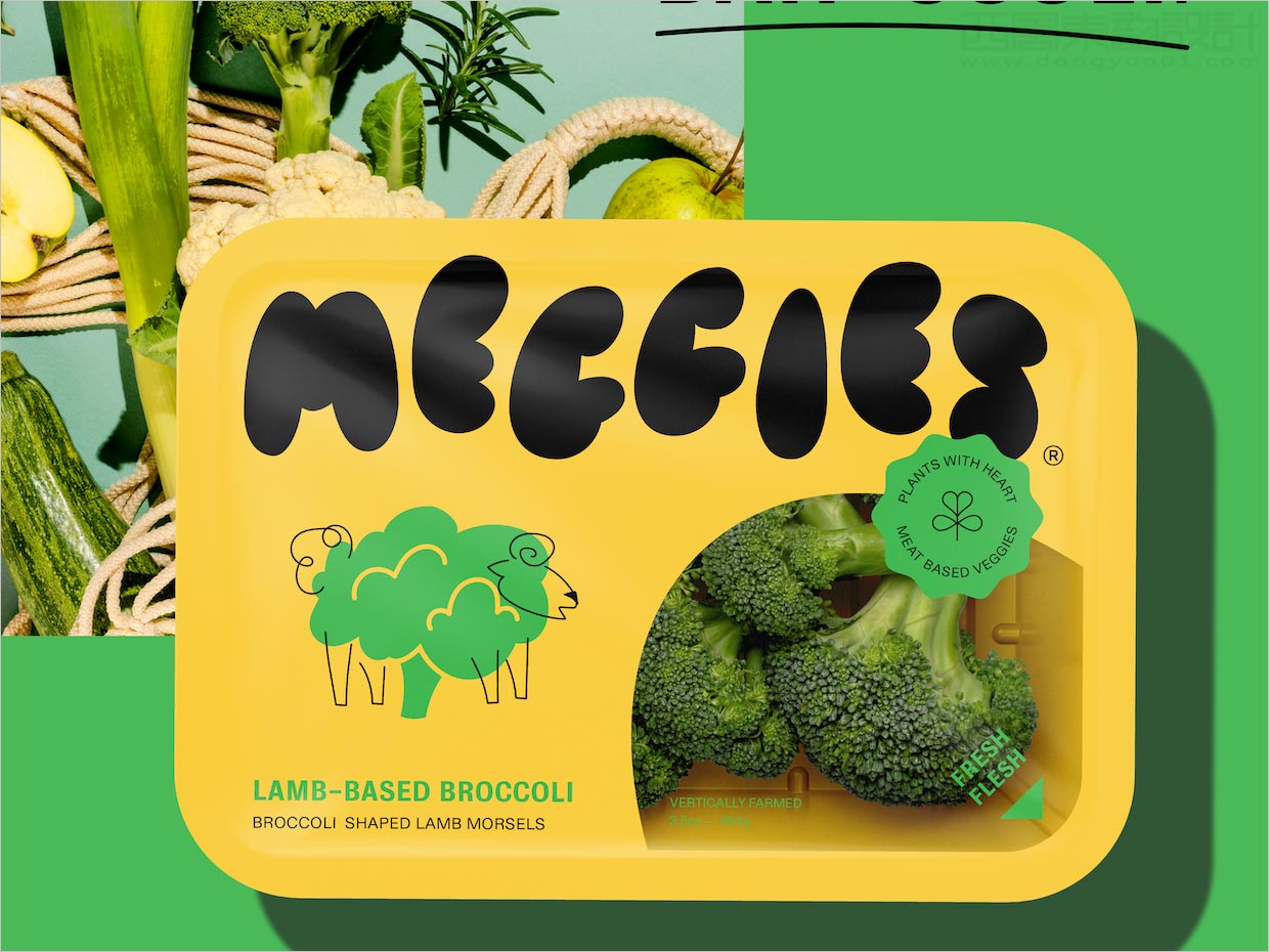 美國Meggies西蘭花蔬菜農(nóng)產(chǎn)品包裝設計