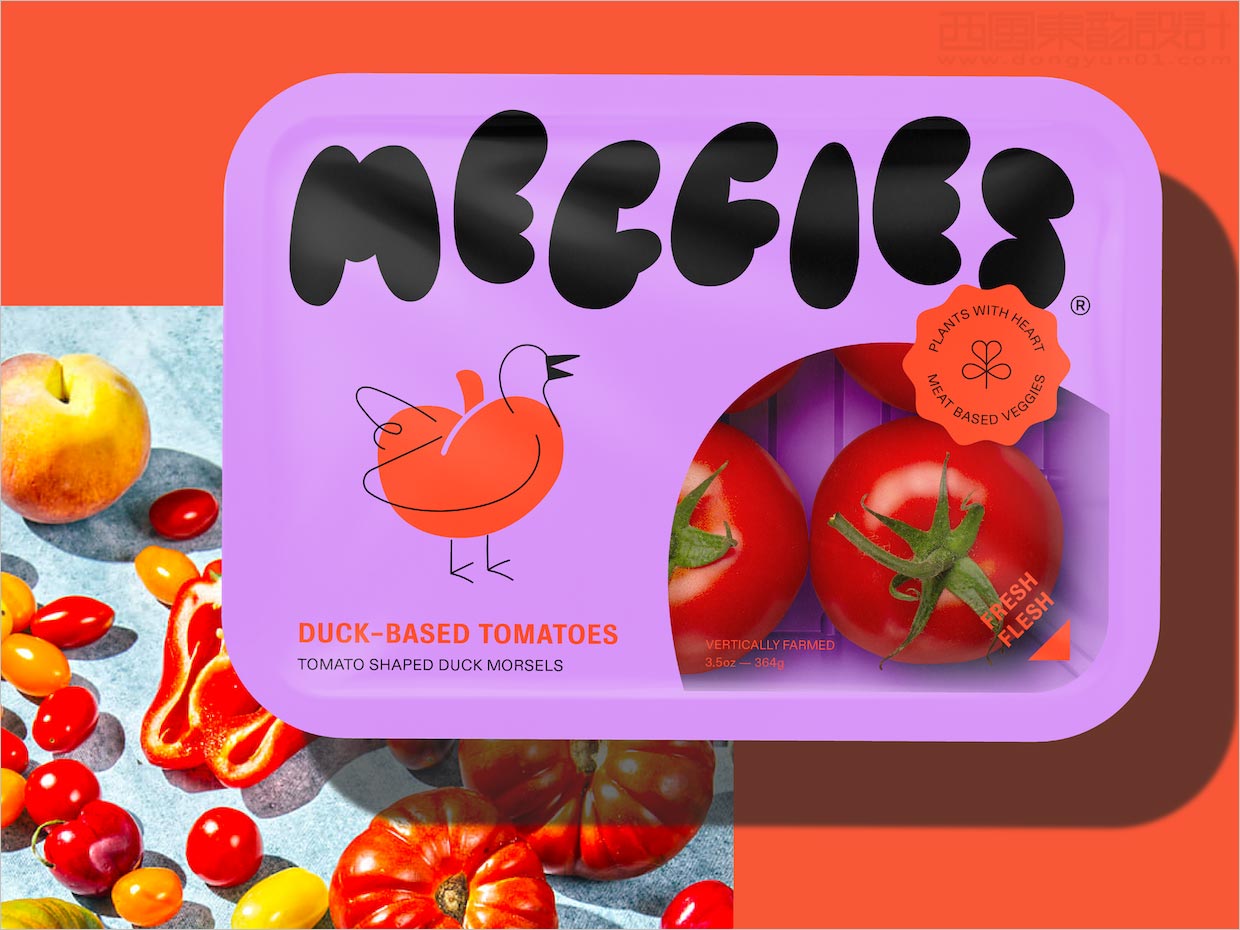 美國Meggies西紅柿蔬菜農(nóng)產(chǎn)品包裝設計