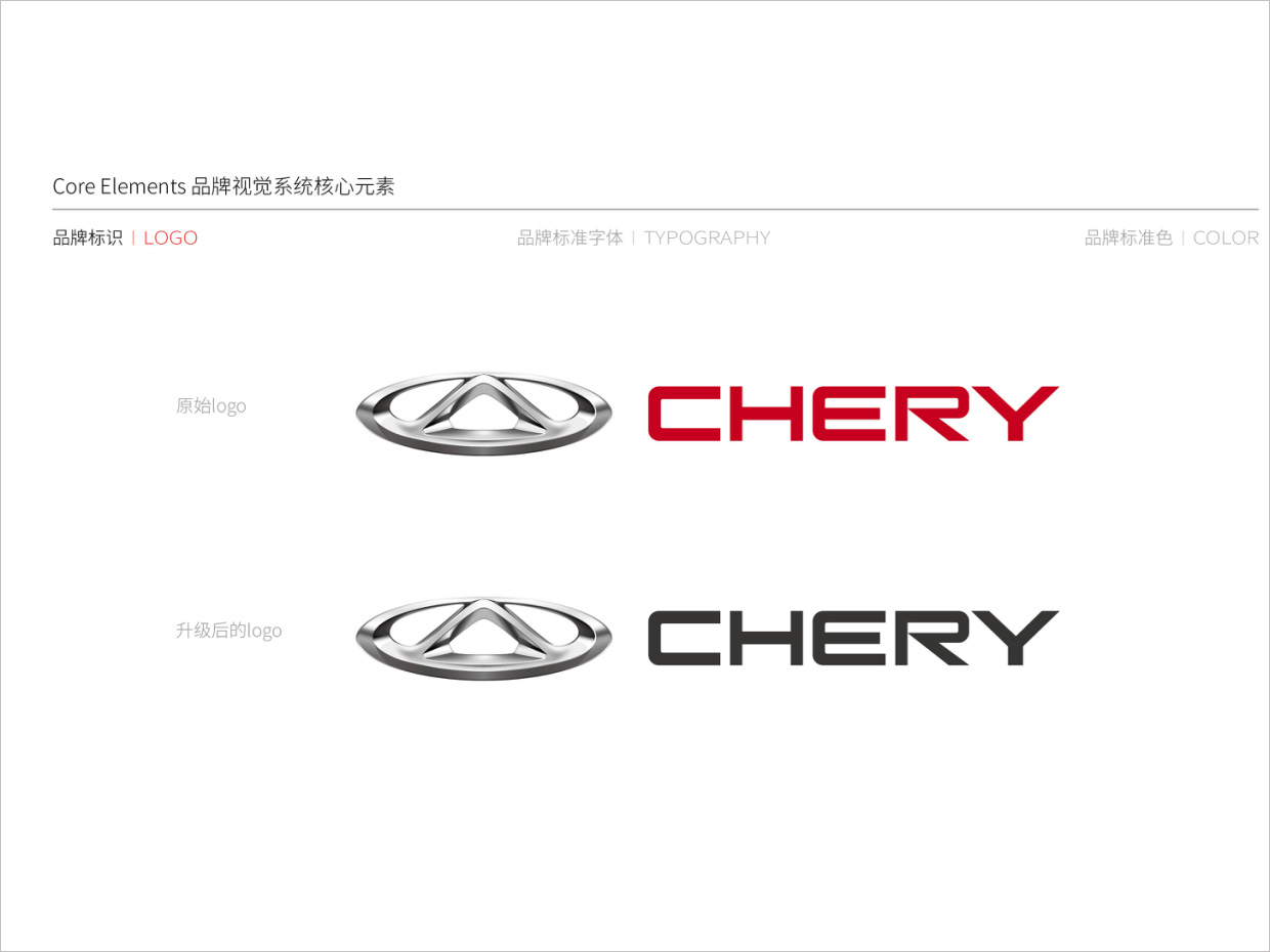 奇瑞汽車品牌形象升級vi設(shè)計(jì)之logo設(shè)計(jì)