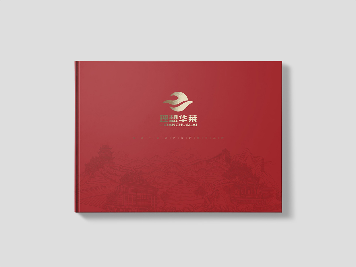理想華萊科技集團公司畫冊設計之封面設計