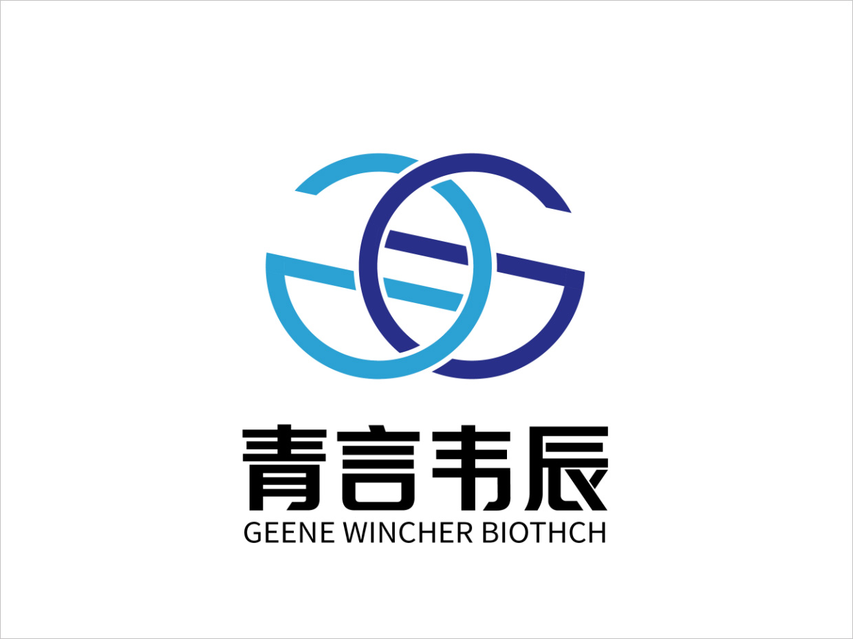 北京青言韋辰生物科技公司logo設(shè)計